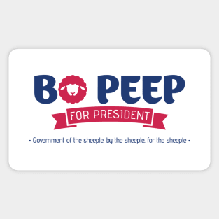 Bo Peep For President Sticker